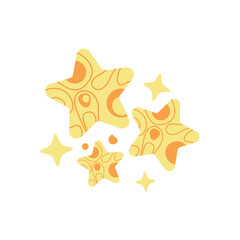 Star vector illustration isolated on white background