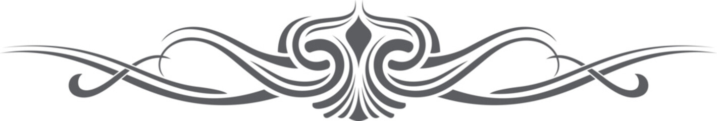 Elegant vintage divider. Card decor ornate header