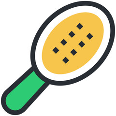 Paddle Brush Vector Icon 