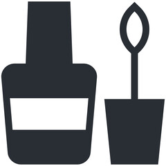Nail Polish Vector Icon