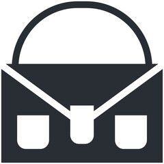 Hand Bag Vector Icon