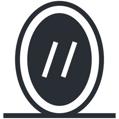 Mirror Vector Icon