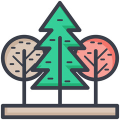 Forest Vector Icon