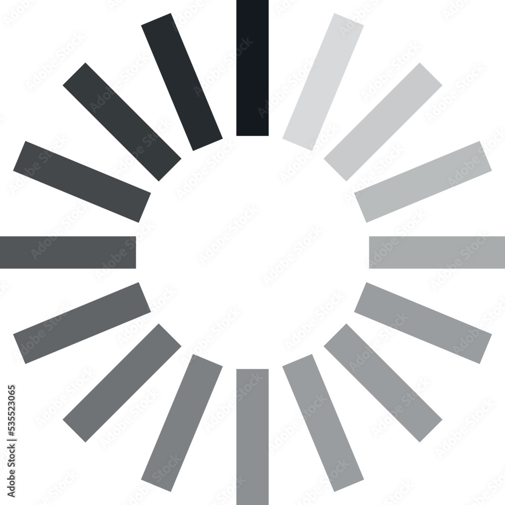 Poster loading cursor icon. progress circle. waiting symbol