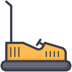 Bumper Car Vector Icon