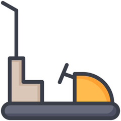 Bumper Car Vector Icon