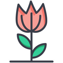 Tulip Vector Icon