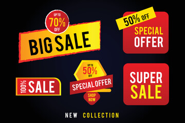 super sale social media banner template Design