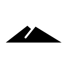 mountain glyph icon