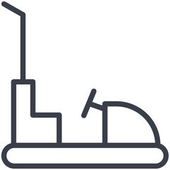 Bumper Car Vector Icon