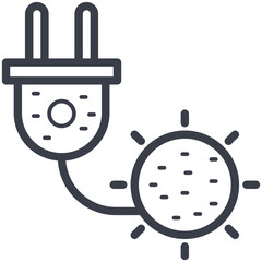 Solar Energy Vector Icon