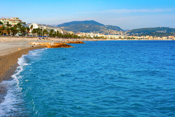 Sea beach rivera Nice France