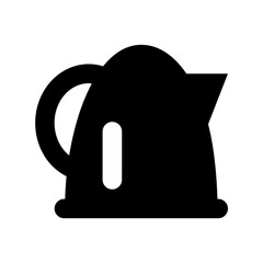 Electric Kettle Flat Vector Icon 