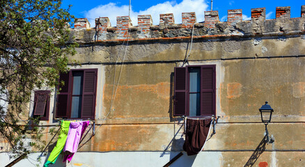historic buildings in moltalto di castro viterbo italy