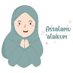 muslim women say assalamualaikum