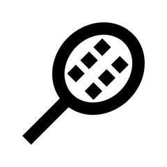 Paddle Brush Vector Icon 