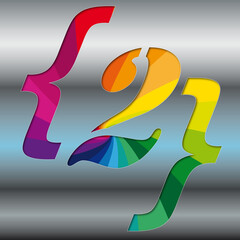 Klammerbuchstaben 2
