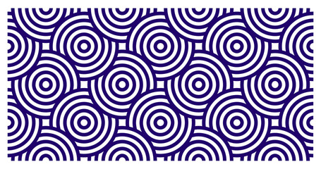 Abstract Circle Seamless Pattern Background