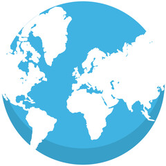 Globe Colored Vector Icon