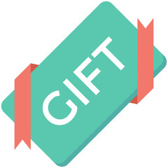 Gift Voucher Colored Vector Icon