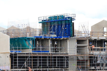 Amsterdam Karlskrona-eiland Construction Site Close Up, Netherlands