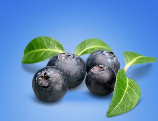 Tasty organic sweet fresh blueberry