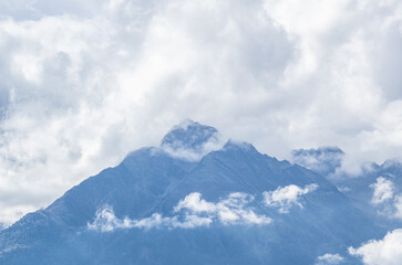 mountains in south tyrol  in city Meran, Italy