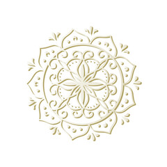 ornamental sun, vector illustration 