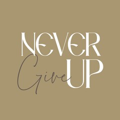 Motivation Quote Never Give Up. 