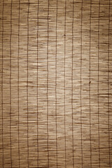 Natural wood background. Texture of bamboo mat
