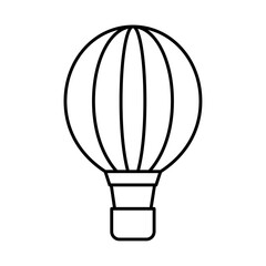 Fototapeta premium hot air balloon transport linear