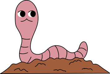 worm nature animal bug insect clipart