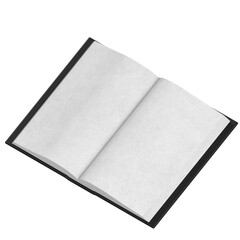 3d rendering illustration of an open book