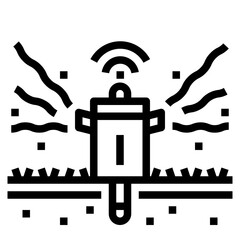 sprinkler Outline icon