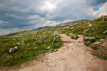 Hierapolis is an Ancient City in Pamukkale, Denizli in Turkey