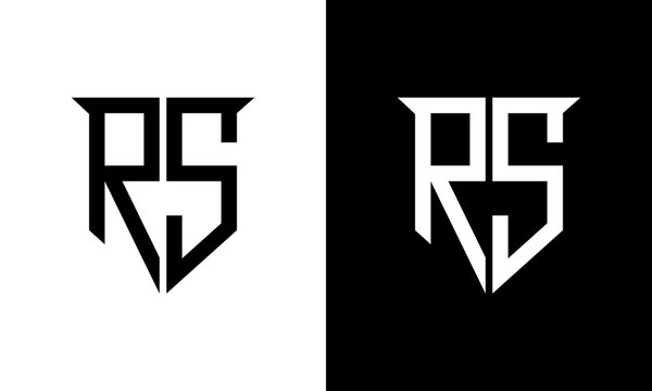 letter rs logo design