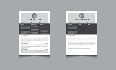 Creative Resume CV Layout and Minimalist Curriculum vitae 