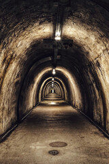 Fototapeta premium Túnel estructura arquitectura construcción antiguo