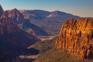 Scenic views from Angels Landing