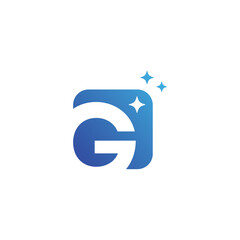 Letter G for cleaning service logo