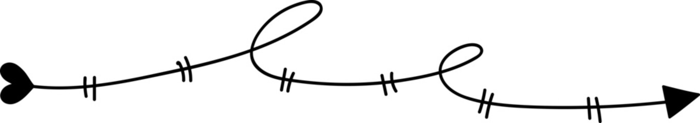 Arrow Fancy Cute Sign Heart