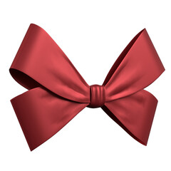 3d rendering illustration of a bow ribbon