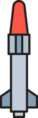 missile and rocket icon illustration