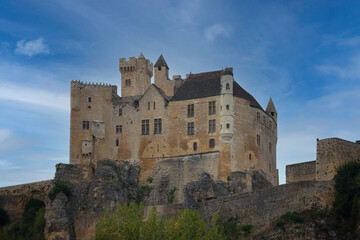 Fototapeta na wymiar the castle of Beynac in the Dordogne area in France