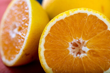 close up of orange
