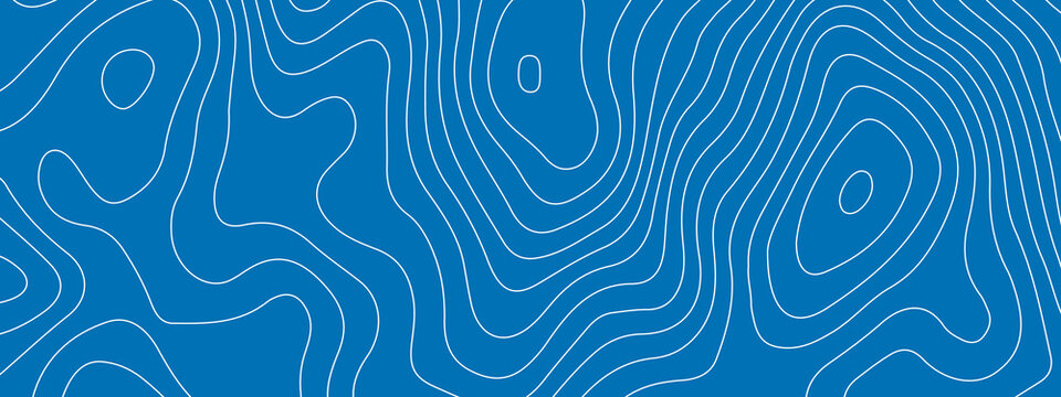 The stylized colorful wavy abstract topographic map contour, lines Pattern background. Topographic map and landscape terrain texture grid. Wavy banner and color geometric form. Vector illustration.