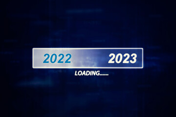 2023 new years in loading process