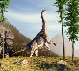 Brachiosaurus nature