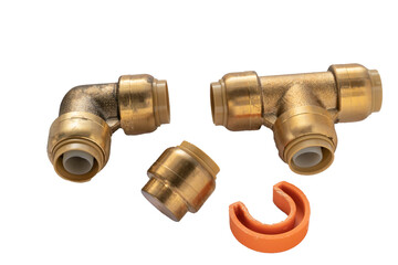 Bronze fittings for water connection