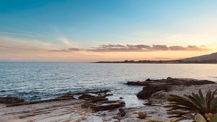 Naklejka premium Sonnenaufgang am Meer 
